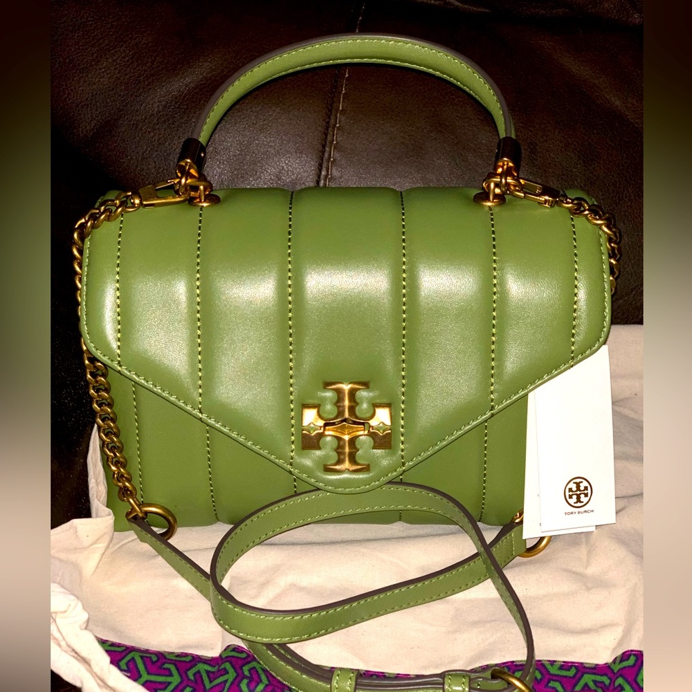 Tory burch small Kira quilted top handle satchel